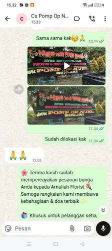 Testimonial Papan Bunga sawahkulon