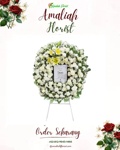 Krans Bunga Duka Cita sawahkulon